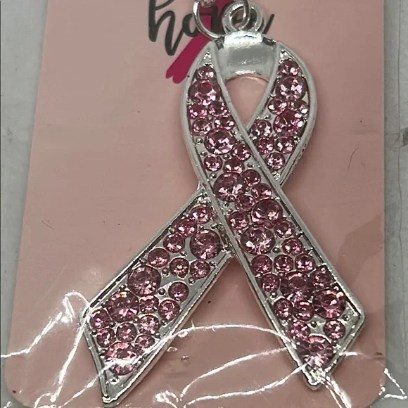Pink Ribbon Keychain - Picture 2 of 2